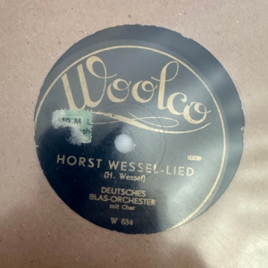 78rpm Shellack Record Horst-Wessel-Lied - Rare!