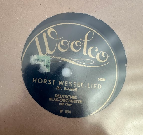 78rpm Shellack Record Horst-Wessel-Lied - Rare!