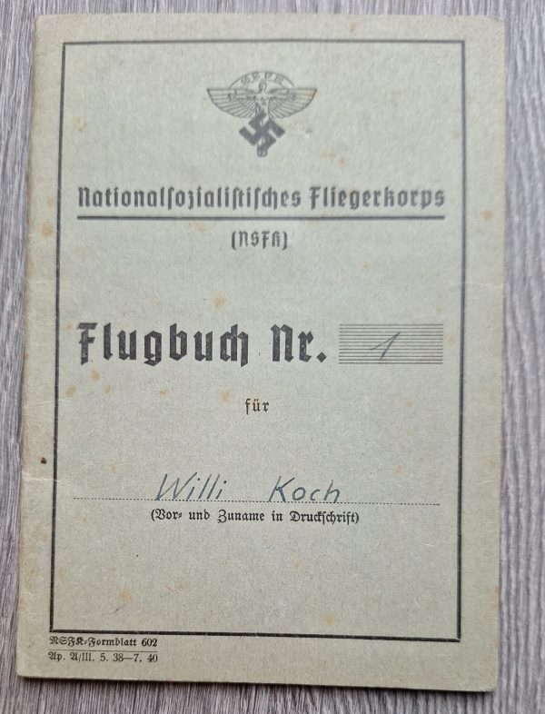 NSFK Flight Book with Photo - Image 1