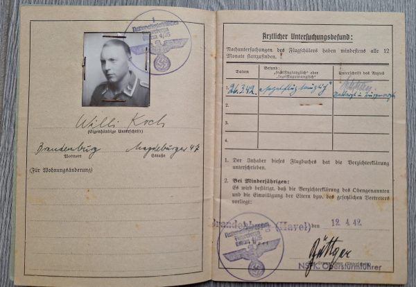NSFK Flight Book with Photo - Image 2