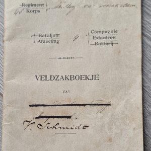 Field Pay Book Mobilization about 1914