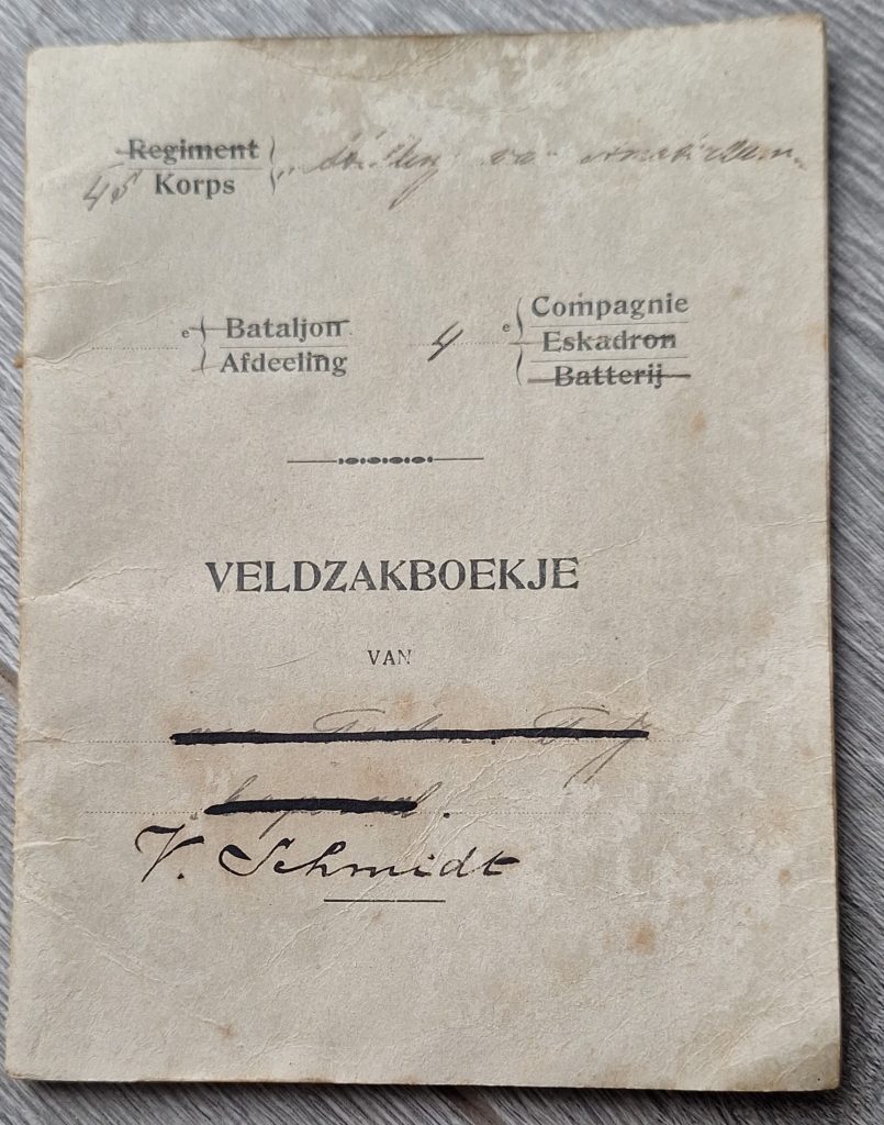 Field Pay Book Mobilization about 1914