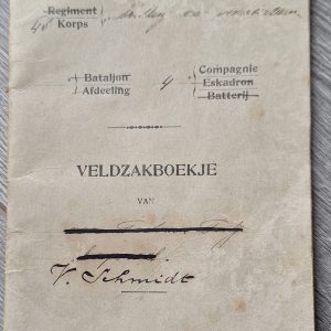Field Pay Book Mobilization about 1914