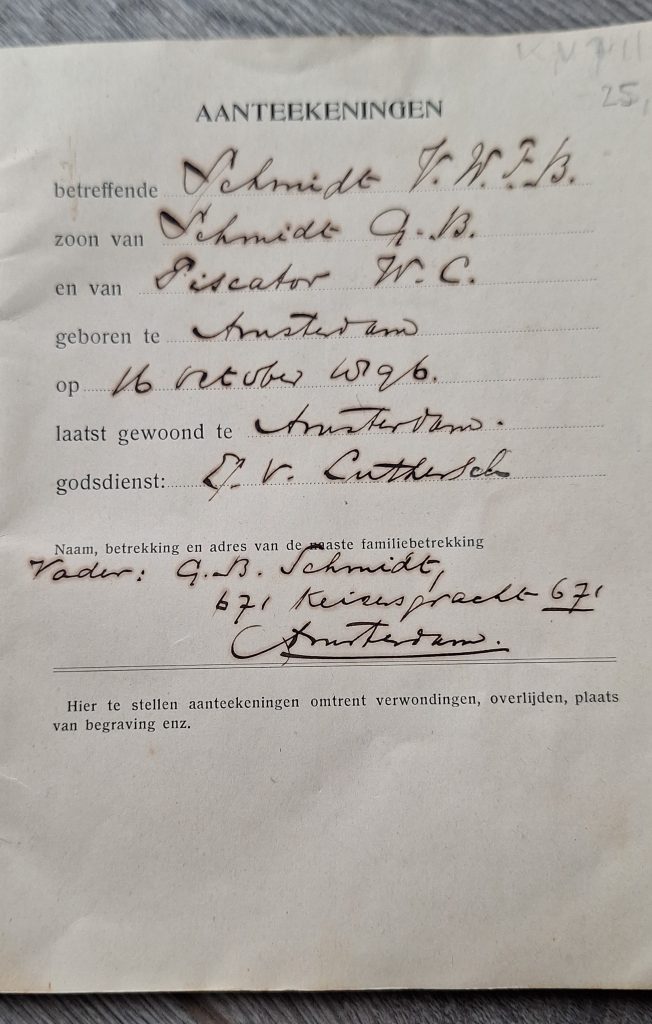 Field Pay Book Mobilization about 1914