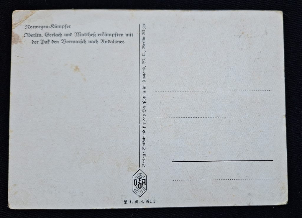 Willrich Postcard Norwegen Kämpfer...