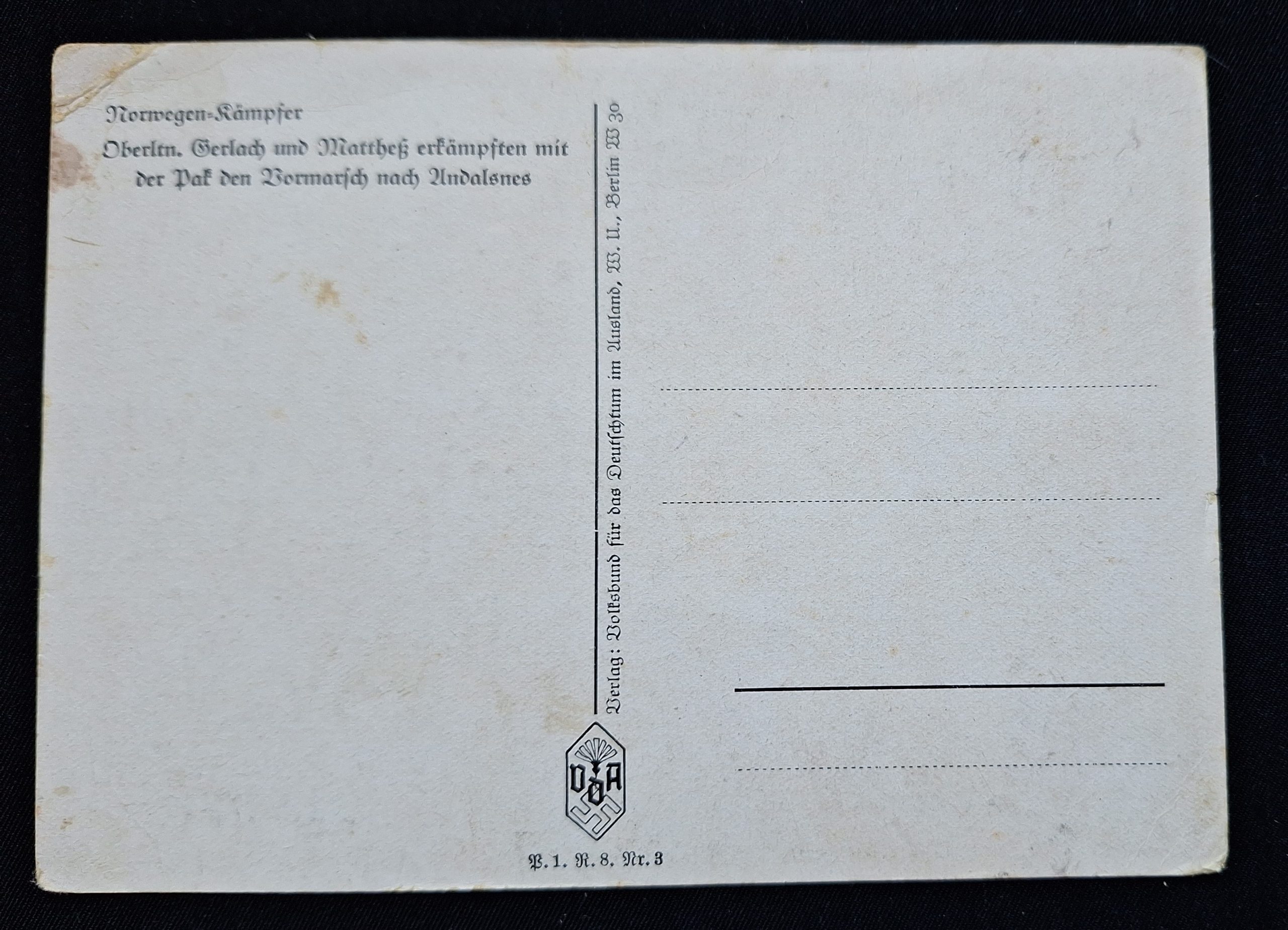 Willrich Postcard Norwegen Kämpfer... - Image 3