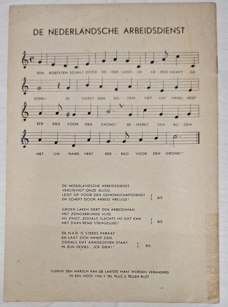 WW2 Dutch Arbeidsdienst Brochure