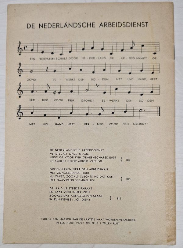WW2 Dutch Arbeidsdienst Brochure - Image 2
