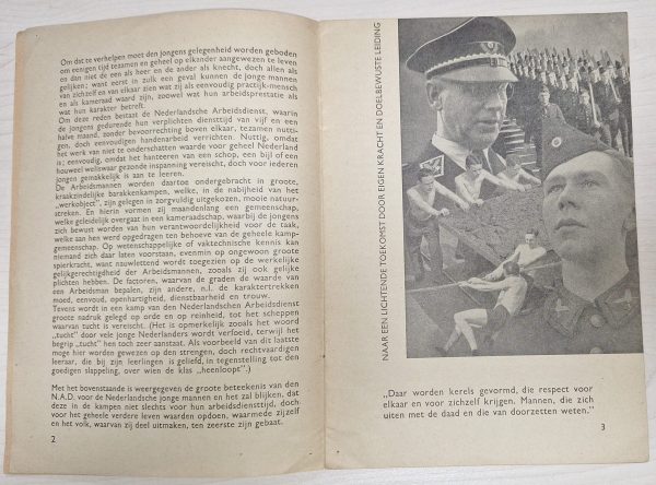 WW2 Dutch Arbeidsdienst Brochure - Image 4