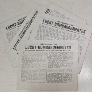WW2 Dropped Allied Warning Leaflets