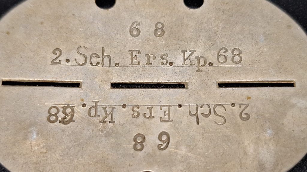 EKM 2.SchErs.Kp.68 Nr 68 ID Tag