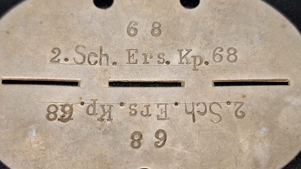 EKM 2.SchErs.Kp.68 Nr 68 ID Tag - Image 2