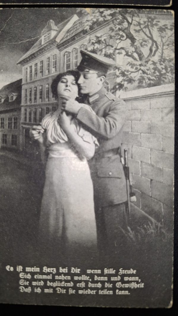 4 WW1 German Sweetheart Postcards - Image 4