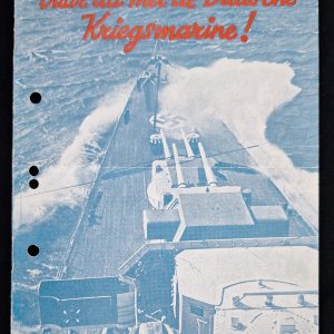 Rare Flemish Kriegsmarine Recruitment Brochure