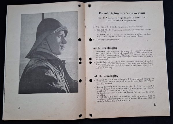 Rare Flemish Kriegsmarine Recruitment Brochure - Image 5