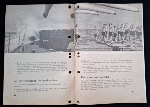 Rare Flemish Kriegsmarine Recruitment Brochure - Image 6