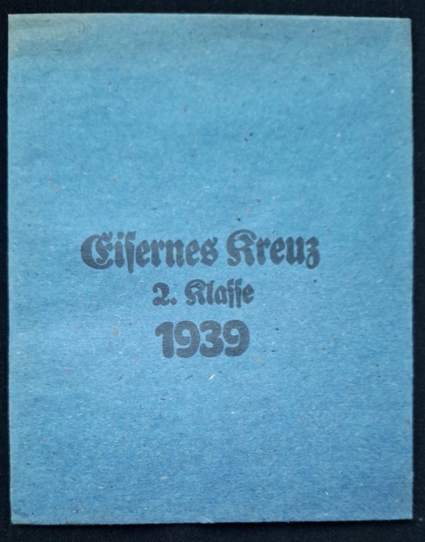 Eisernes Kreuz 2. Klasse Bag of Issue Forster & Graf - Image 1