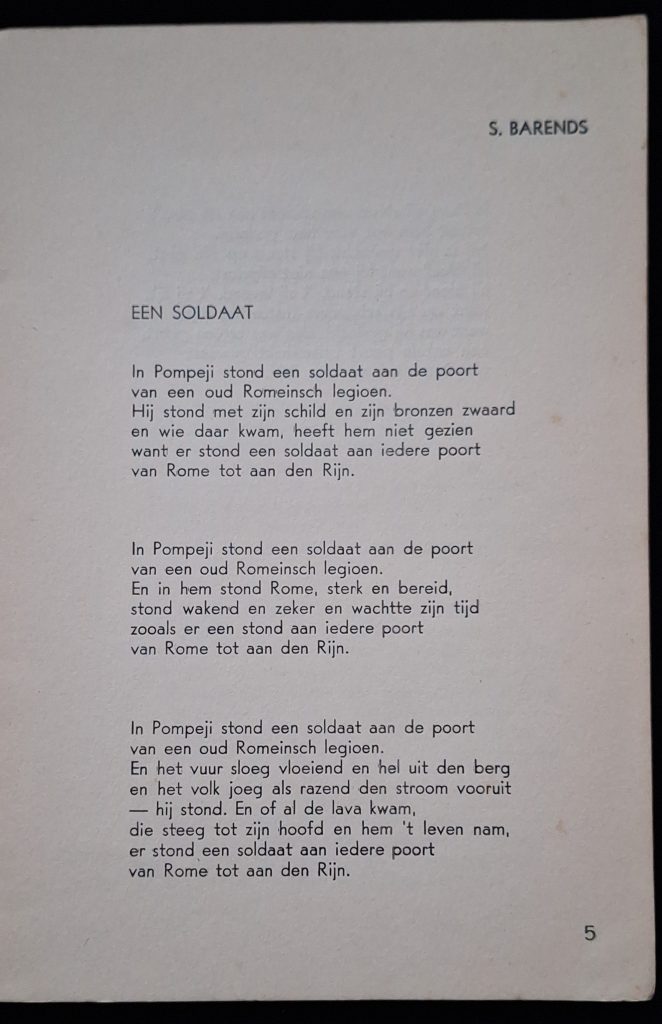 Brochure - Morning Roll Call: New Poems by Young Dietschers