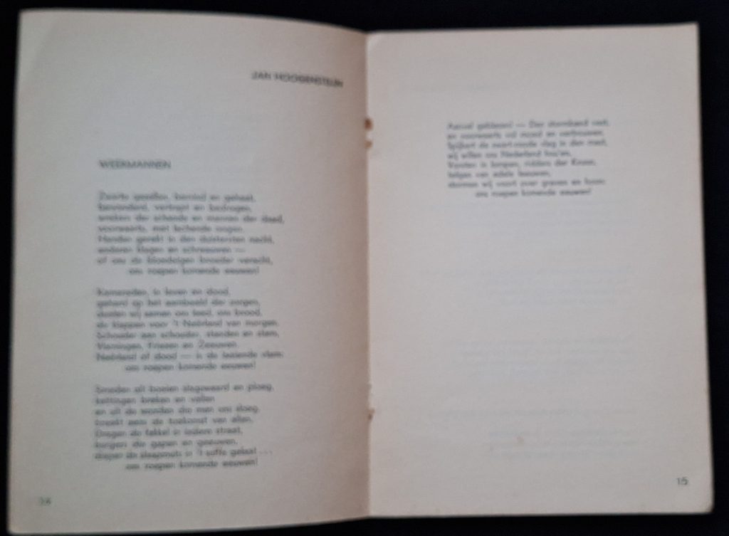 Brochure - Morning Roll Call: New Poems by Young Dietschers