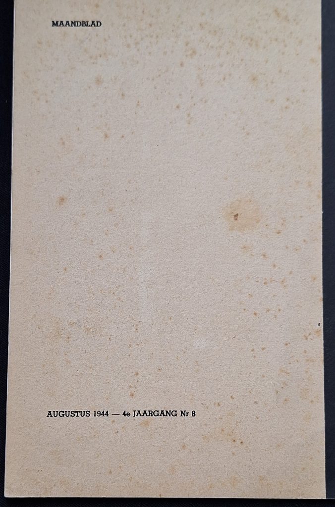 Vormingbladen SS 4e Jaargang nr 8