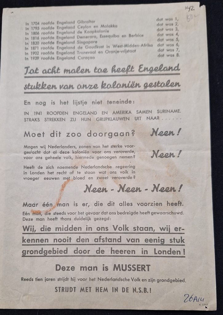 3 Original Propaganda Leaflets