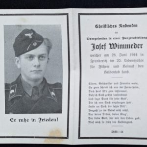 Death Notice Panzer Normandy Black Panzerwrap