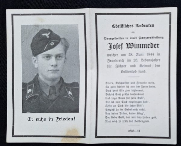 Death Notice Panzer Normandy Black Panzerwrap - Image 1