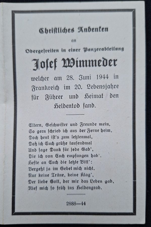 Death Notice Panzer Normandy Black Panzerwrap - Image 2