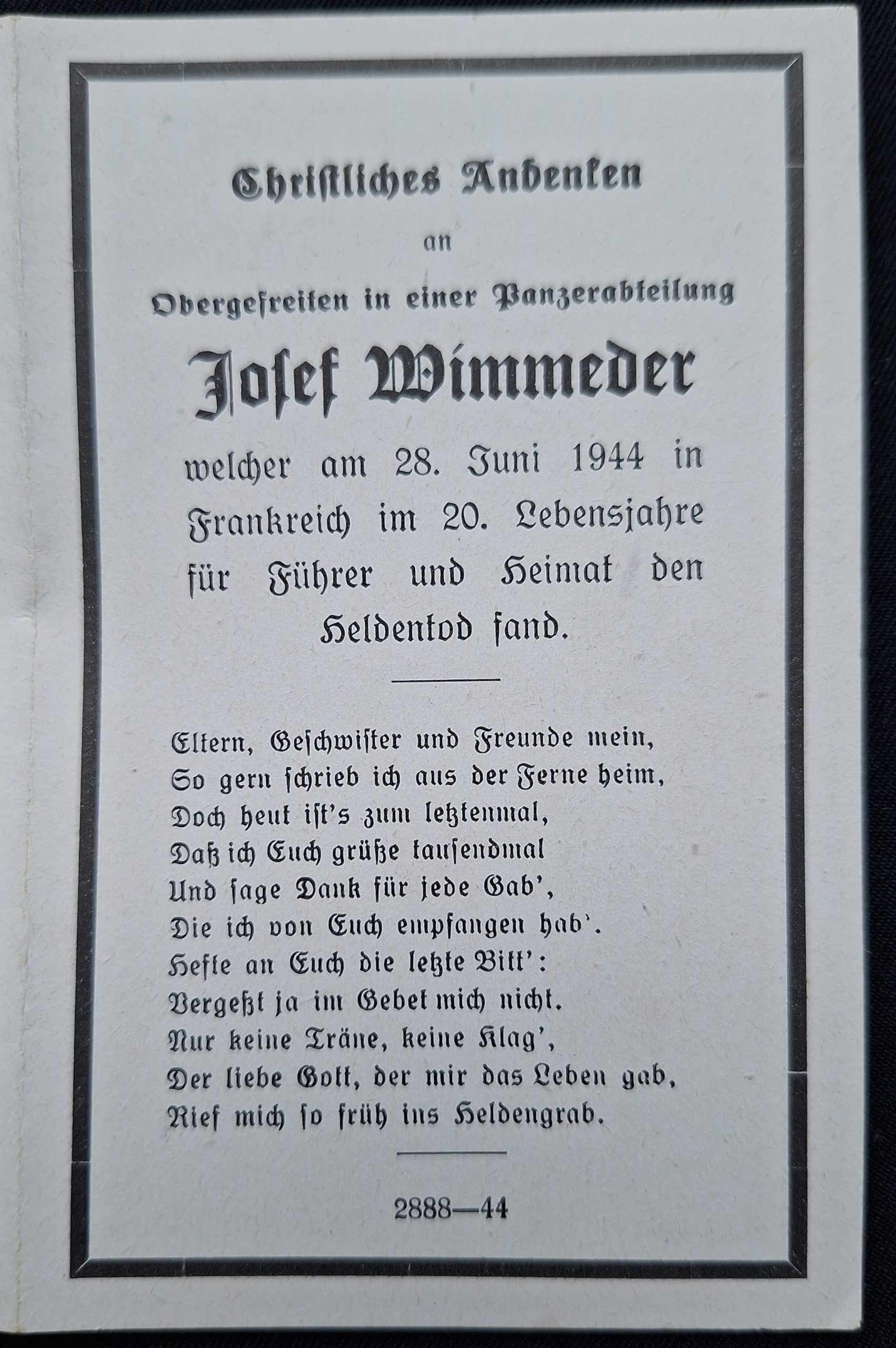 Death Notice Panzer Normandy Black Panzerwrap - Image 3