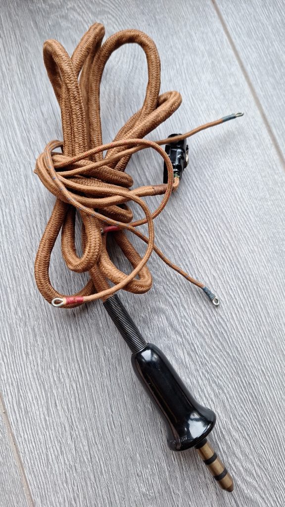 WW2 RAF Flighthelmet Wiring Loom