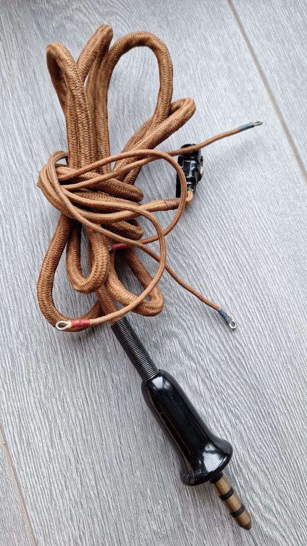 WW2 RAF Flighthelmet Wiring Loom - Image 2