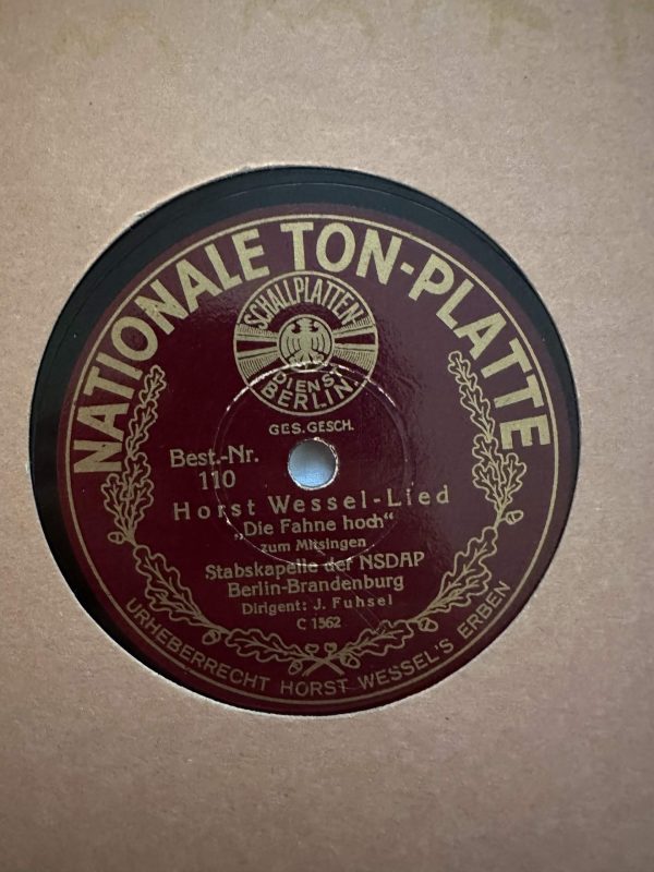 78 RPM Record - 2 Horst-Wessel-Lied recordings! - Image 4