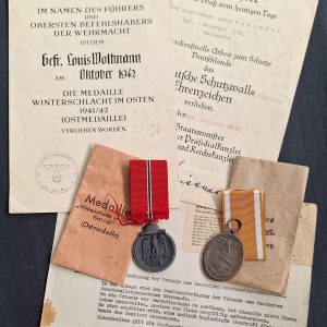 East Medal Westwal Medal and Charters
