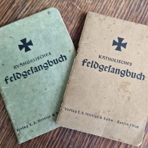 2 German Christian Feldgesangbücher