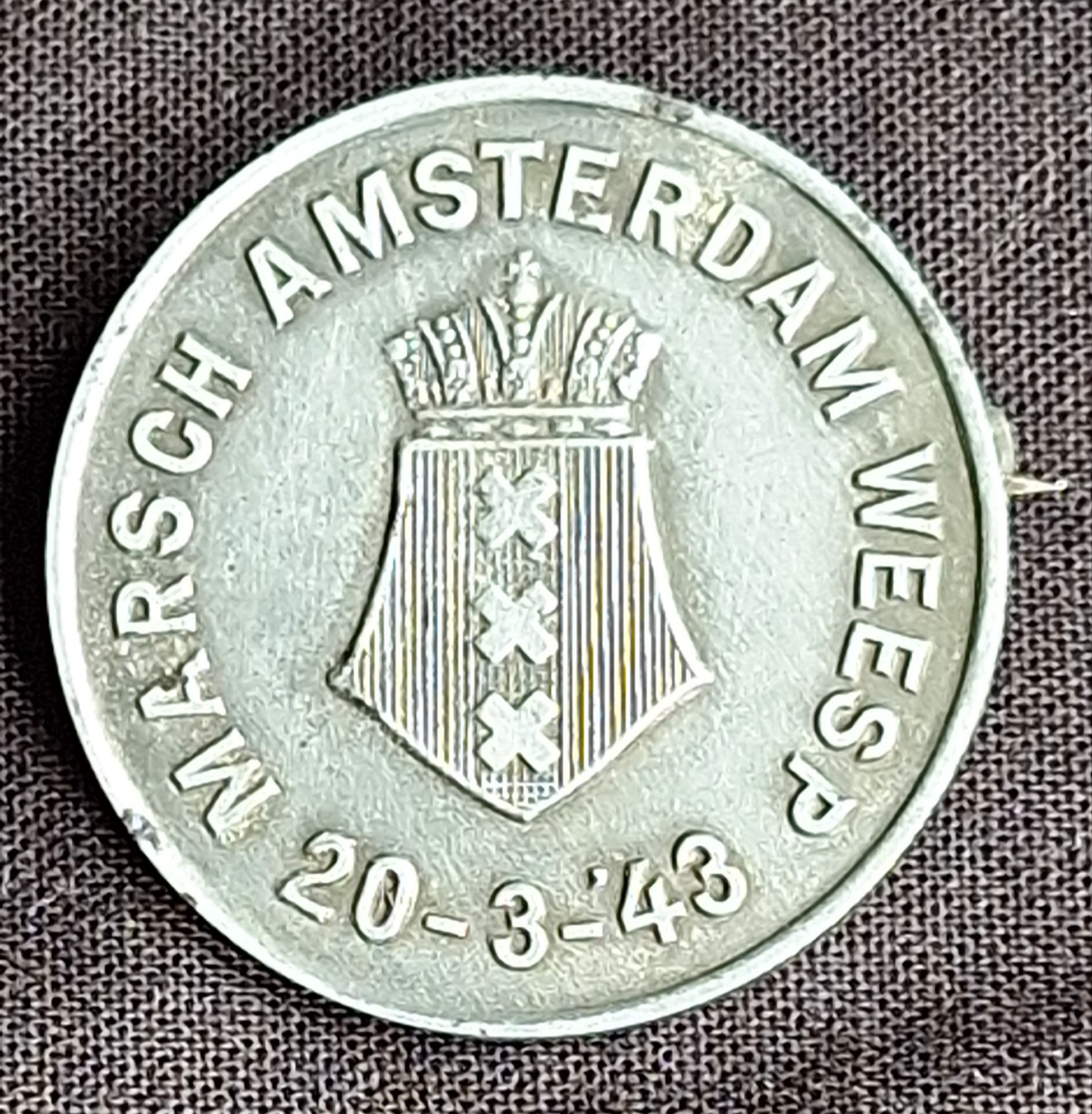 NSB Partition Badge Amsterdam - Weesp Mars