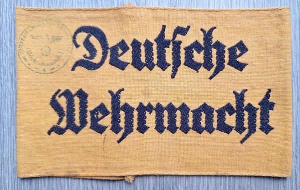Arm Brassard Deutsche Wehrmacht - Image 1
