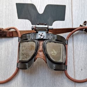 WW2 RAF Battle of Britain Flight Goggles with Flip Shield