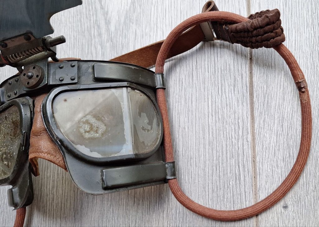 WW2 RAF Battle of Britain Flight Goggles with Flip Shield