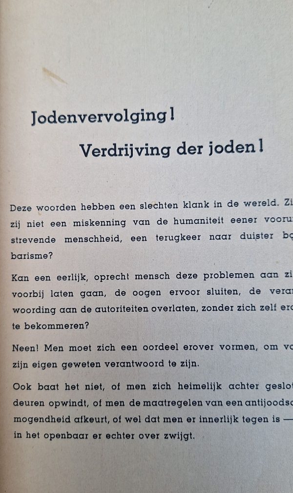 WW2 Brochure The Jews in the Netherlands - Image 9