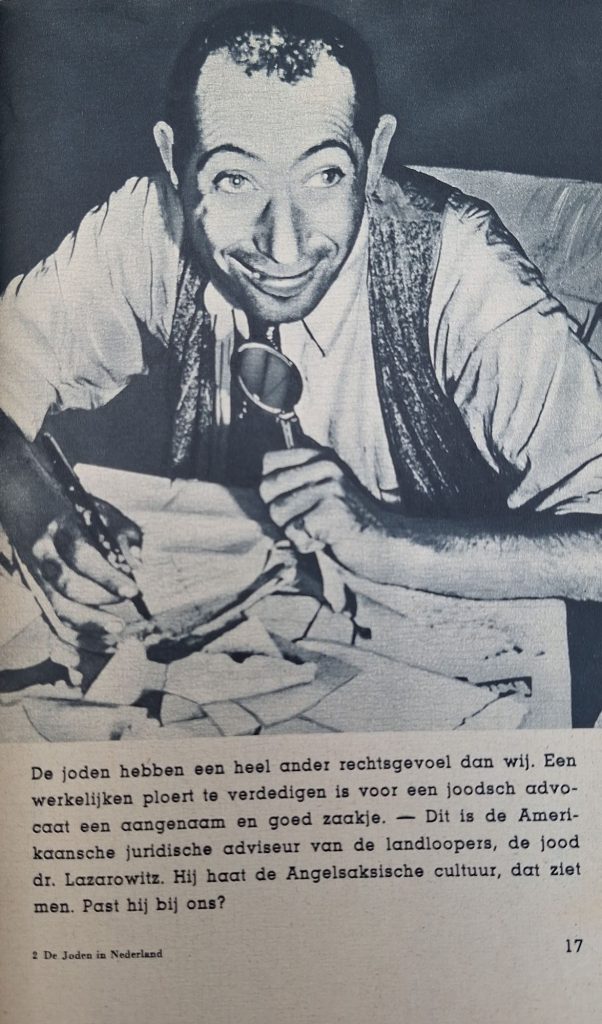 WW2 Brochure The Jews in the Netherlands