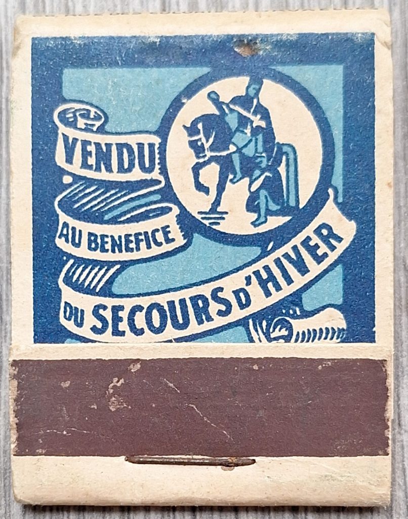 Set of 5 WHW Matchbooks - Winter Relief