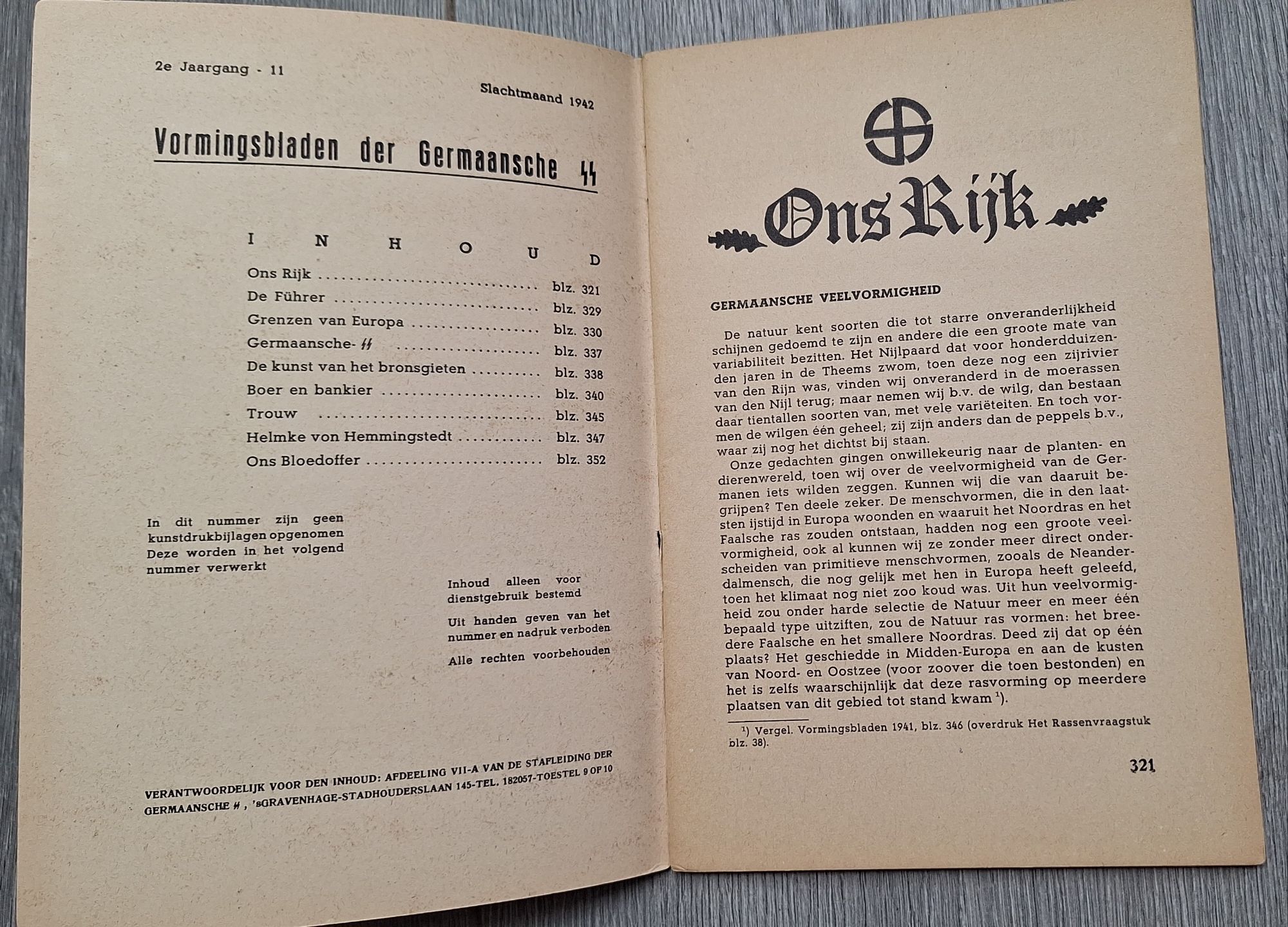 SS Leithefte 1942 2-11 Very Good Conditin - Image 2