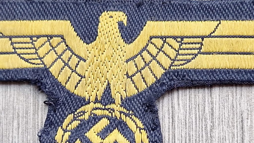 Kriegsmarine Breast Eagle Bevo Style