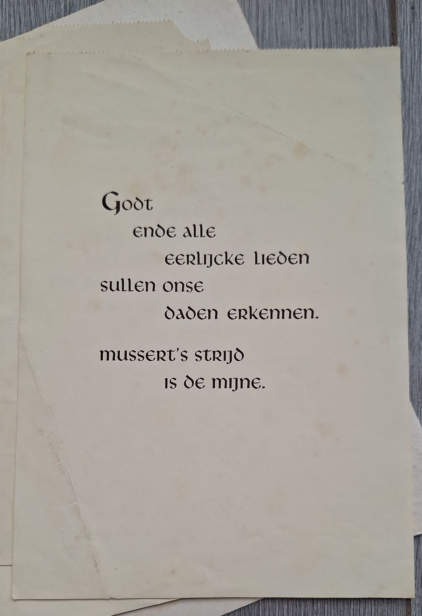 Folder with several leaflets off NSB motto's en poetry - Image 2