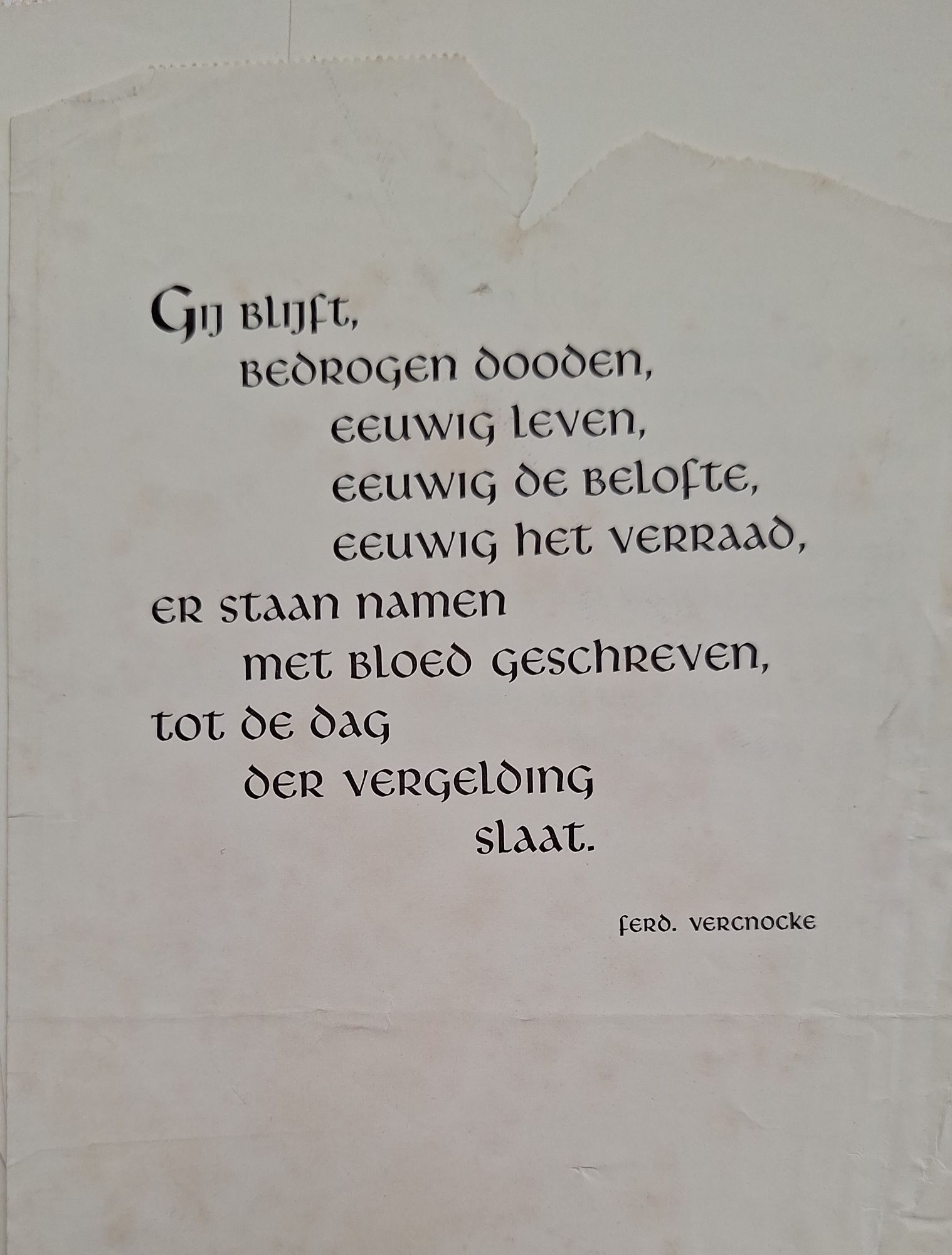 Folder with several leaflets off NSB motto's en poetry - Image 3