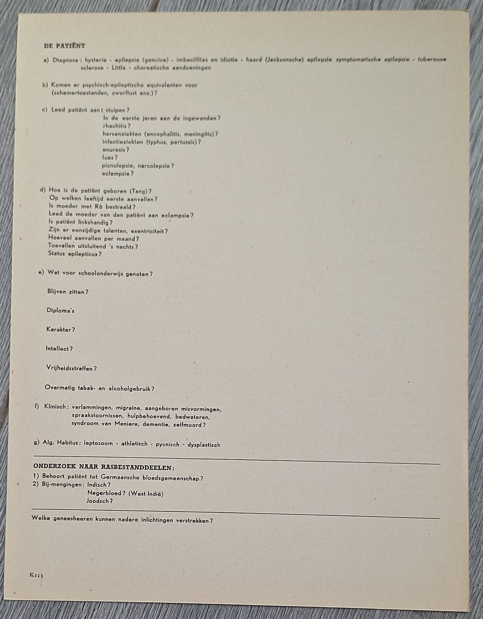Algemeine SS Health Conditon Cart -Breed and Heritage Health Care Service - Image 2