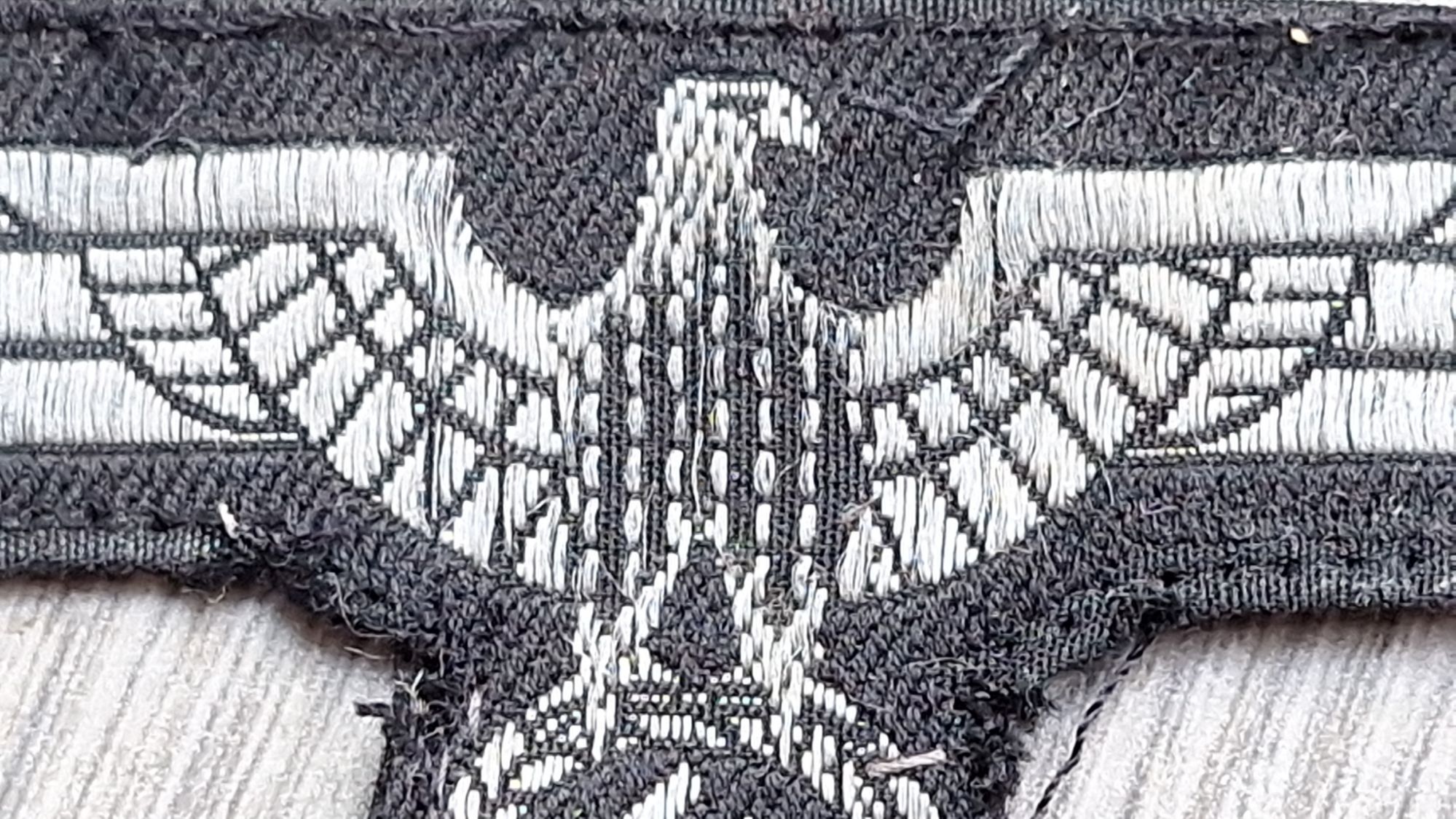 German Panzer Breast Eagle Bevo Style - Image 3