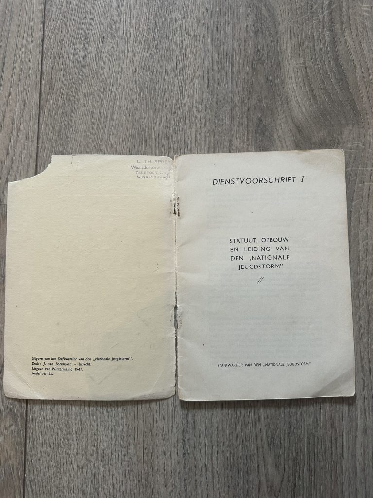Jeugdstorm Dienstvoorschrift 1