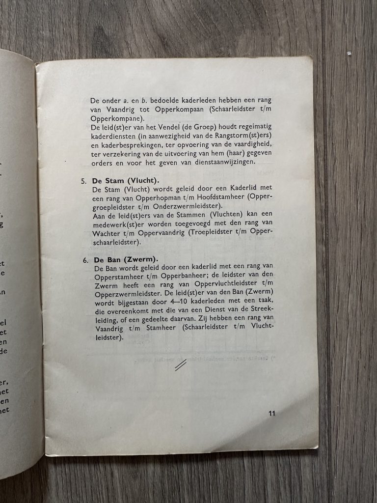 Jeugdstorm Dienstvoorschrift 1