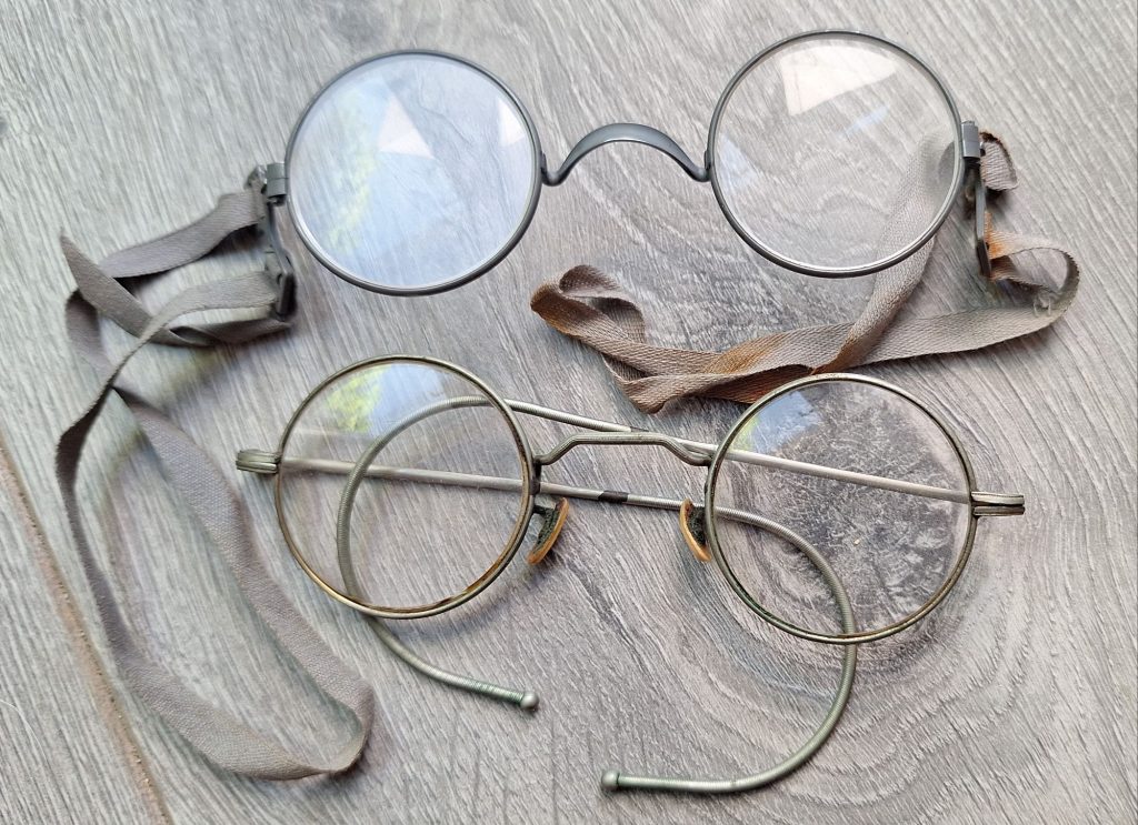 WW2 Geman Glasses and Maskenbrille